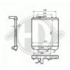 DIEDERICHS 8186506 Radiator, engine cooling